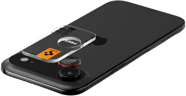 Захисне скло Spigen Optik Pro L-Series Glas.TR "EZ FIT" для Apple iPhone Air Black 2 шт. (8800283309942) - зображення 2