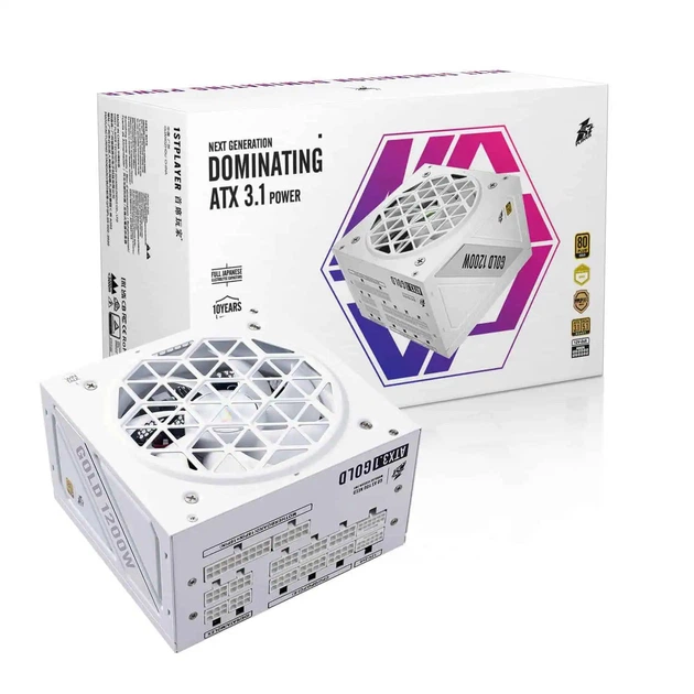 Блок живлення 1stPlayer HA-1200BA4 1200W White (NGDP-GLD-1200-WH-EU) - зображення 9