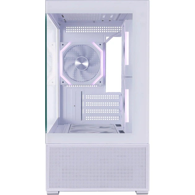 Корпус для ПК 1stPlayer CV6-WH-2FAR-W-2FH7R-W-1FH7-W Midi-Tower без БП MicroATX/Mini-ITX ARGB White - изображение 4