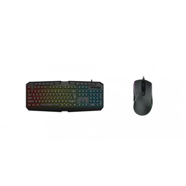 Игровой набор клавиатура и мышка с подсветкой rgb высокая чувствительность - изображение 2