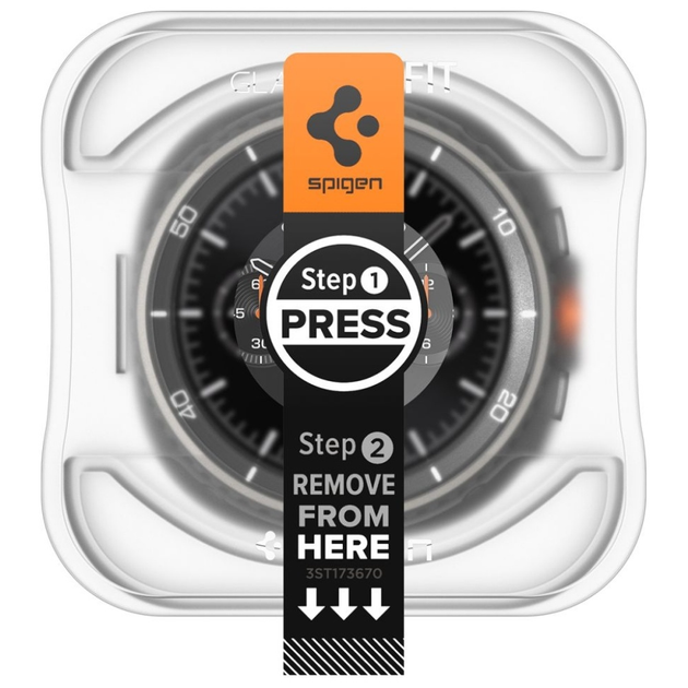 Szkło hartowane Spigen Glas.TR EZ FIT do Samsung Galaxy Watch 8 Classic 46mm (8800283310078) - obraz 2