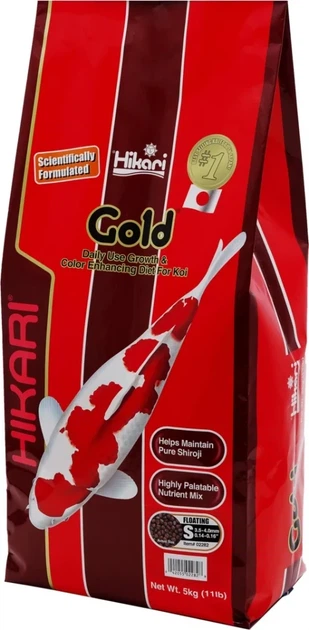 Корм для Кои Hikari Gold Mini 5 кг (основное питание с усилением окраса) - Фото 1 Корм для Кои Hikari Gold Mini 5 кг (основное питание с усилением окраса) - изображение 1
