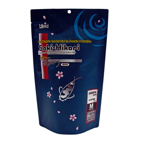 Корм Saki-Hikari Growth Medium 0,5 кг (гранула M 5,0-5,5 мм, для быстрого роста, премиум корм для кои длиной от 20 см) - Фото 1 Корм Saki-Hikari Growth Medium 0,5 кг (гранула M 5,0-5,5 мм, для быстрого роста, премиум корм для кои длиной от 20 см) - изображение 1