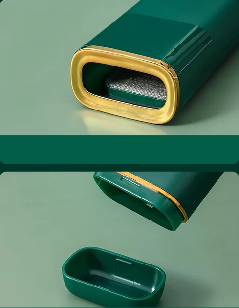 Щетка для уборки шерсти кошек и собак с контейнером nobrand, зеленый (290-GREEN) - Фото 4 Щетка для уборки шерсти кошек и собак с контейнером nobrand, зеленый (290-GREEN) - изображение 4