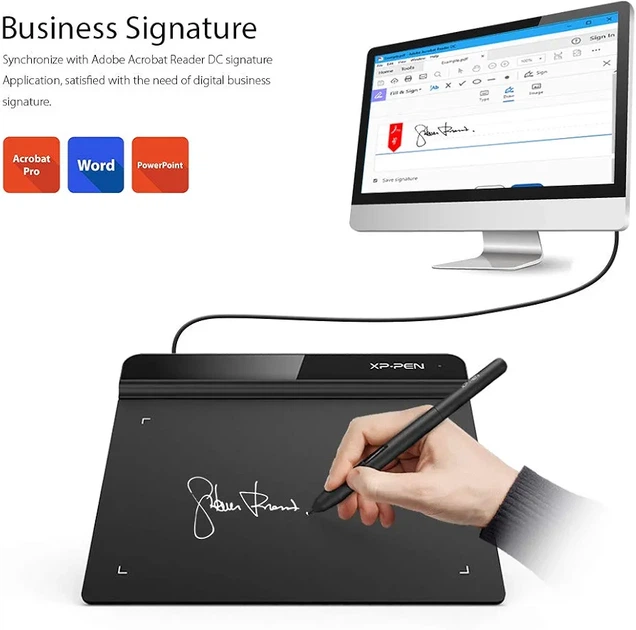 Графический планшет XPPen StarG640 6×4" для рисования со стилусом без батареи, Windows, Mac, Chromebook - изображение 6