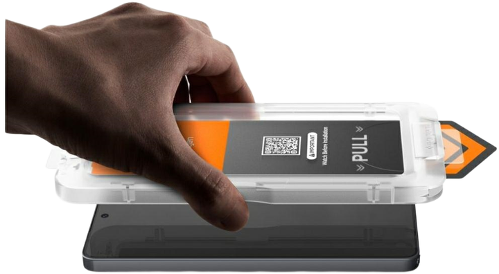 Szkło hartowane Spigen Glas.TR "EZ FIT PRO AC" Privacy do Samsung Galaxy S26 Transparent/Black (8800337242195) - Zdjęcie 3 Szkło hartowane Spigen Glas.TR "EZ FIT PRO AC" Privacy do Samsung Galaxy S26 Transparent/Black (8800337242195) - obraz 3