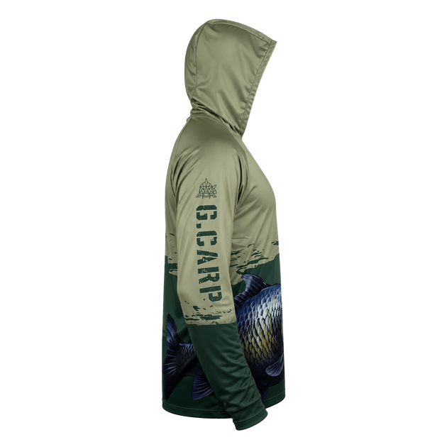 Джерси с капюшоном GC G.Carp Swamp Sun Hoodie S - изображение 3