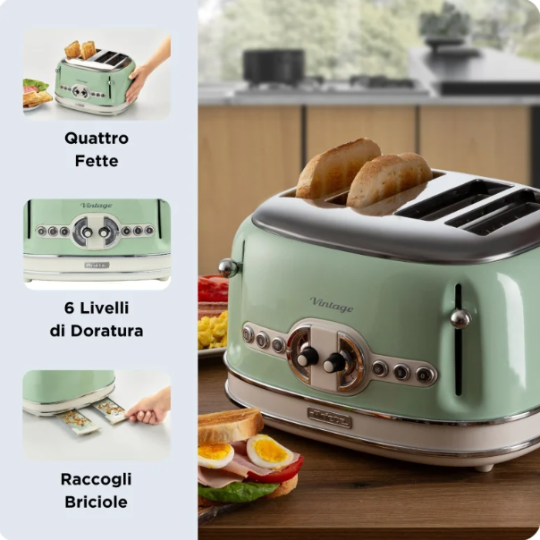 Тостер Ariete 156 GR - Фото 2 Тостер Ariete 156 GR - изображение 2