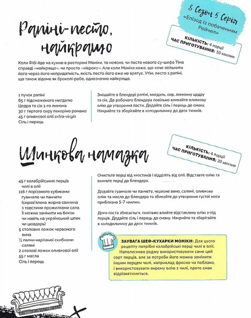 Книга Друзі. Офіційна кулінарна книга. Аманда Ї - Фото 8 Книга Друзі. Офіційна кулінарна книга. Аманда Ї - зображення 8
