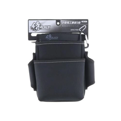 Сумка поясна Takagi Samurai Black SRB-01 чорна 4 кишені - зображення 8