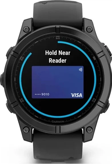 Смарт-годинник Garmin Fenix E 47mm AMOLED Slate Gray Steel with Black Silicone Band (010-03025-03/01) - изображение 5