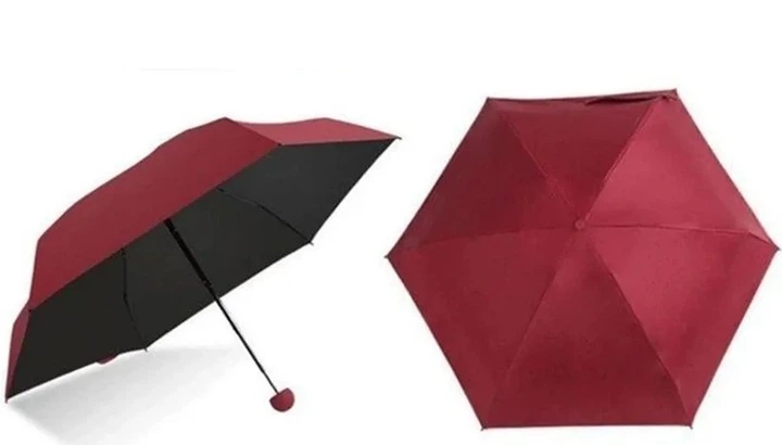 Жіночий кишеньковий мінізонт Umbrella Бордовий (З-0049) - зображення 10