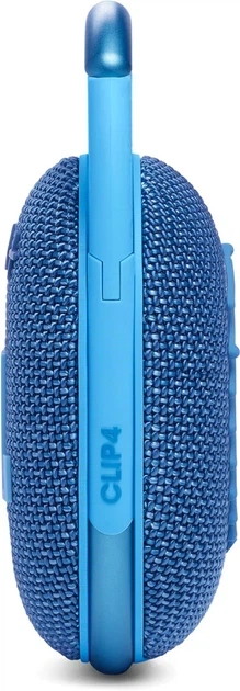 Акустична система, портативна колонка JBL Clip 4 Eco Blue (JBLCLIP466ECOBLU) Limited - зображення 4