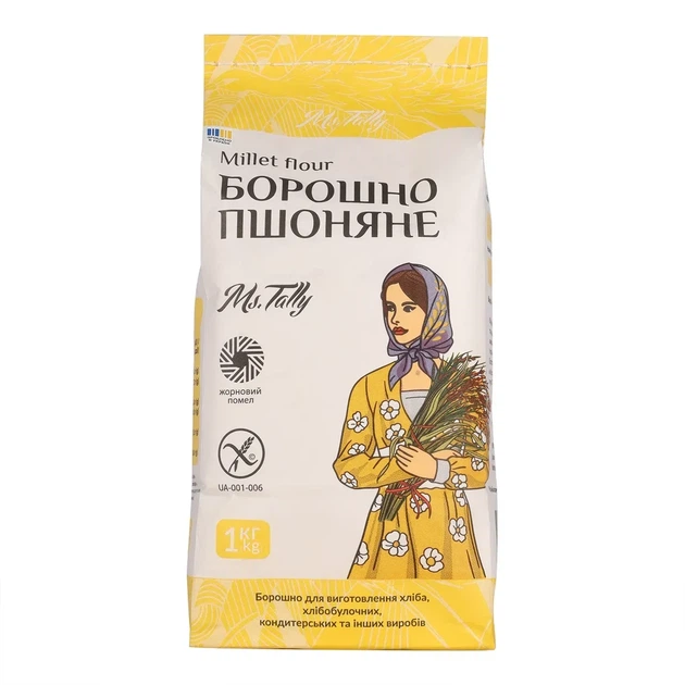 Пшенная мука без глютена, Ms.Tally 1кг - Фото 1 Пшенная мука без глютена, Ms.Tally 1кг - изображение 1