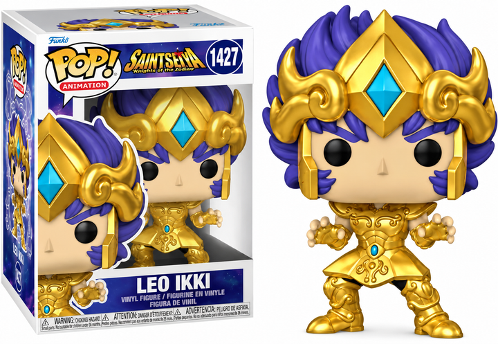 Коллекционная фигурка Funko POP! Animation Saint Seiya Leo Ikki No1427, Лев Икки - изображение 2