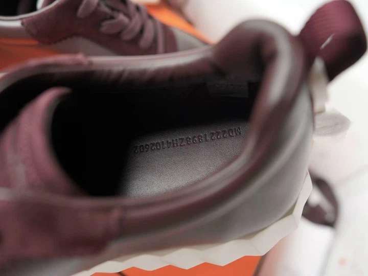 Кроссовки Hermès Bouncing Хермес Баунсинг мужские бордовые из кожи и замши размер 45 - Фото 8 Кроссовки Hermès Bouncing Хермес Баунсинг мужские бордовые из кожи и замши размер 45 - изображение 8