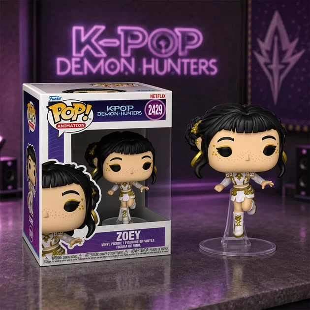 Фігурка Funko POP! Кейпоп-мисливиці на демонів Серія 2 Зої (95809) - Фото 3 Фігурка Funko POP! Кейпоп-мисливиці на демонів Серія 2 Зої (95809) - зображення 3