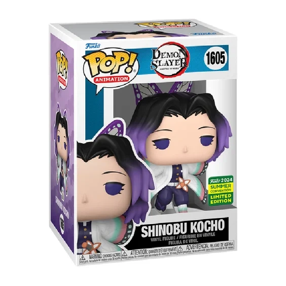 Фигурка Фанко Поп Шинобу Кочо из аниме Клинок рассекающий демонов - Funko Pop 1605 Demon Slayer Shinobu Kocho, 10 см - изображение 3