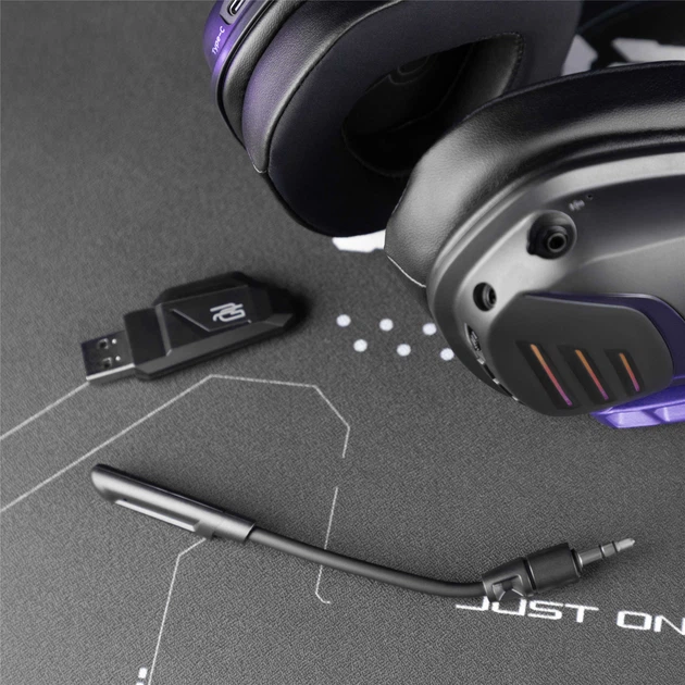 Bluetooth-гарнитура Proove Gaming Rage (APP) Black/Purple (WHRG00020001) - изображение 10