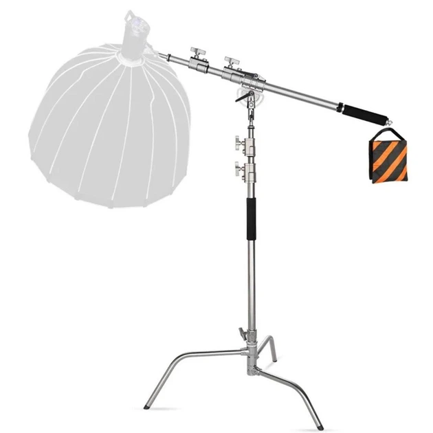Профессиональная студийная стойка-журавль Profi-light C-Stand 330 см (с противовесом-сумкой) - Фото 2 Профессиональная студийная стойка-журавль Profi-light C-Stand 330 см (с противовесом-сумкой) - изображение 2