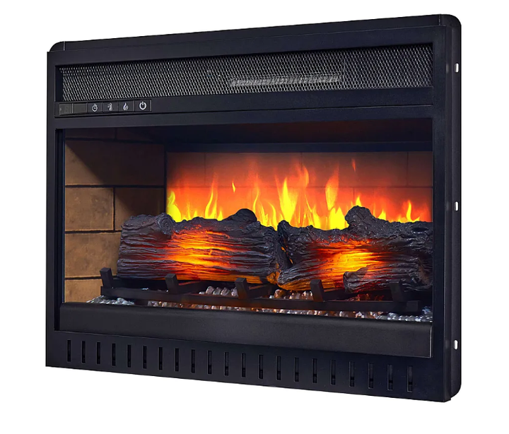 Вбудовуваний електрокамін ArtiFlame AF22 — 61,1 см, 3D-ефект полум’я, LED-підсвічування та обігрів до 30 м² - зображення 3