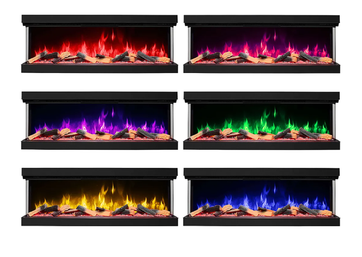 Трехсторонний электрокамин ArtiFlame AF60TS - 150 см, 3D-эффект пламени, LED-подсветка и обогрев - изображение 8