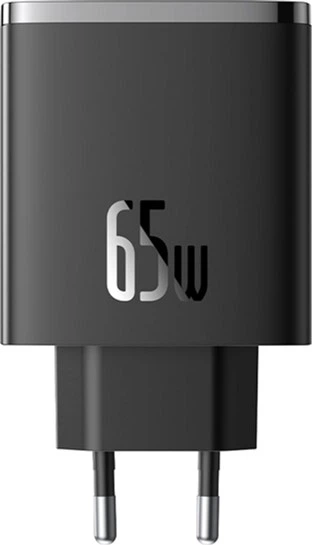Сетевое зарядное устройство Baseus Cube Pro Fast Charger 2C+U 65W EU Cluster Black (P10152301113-00) - изображение 11