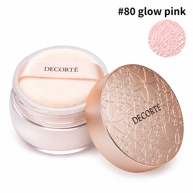 Рассыпчатая пудра для лица Decorte Face Powder 80 Glow Pink 20 г для сияния и фиксации макияжа - Фото 1 Рассыпчатая пудра для лица Decorte Face Powder 80 Glow Pink 20 г для сияния и фиксации макияжа - изображение 1