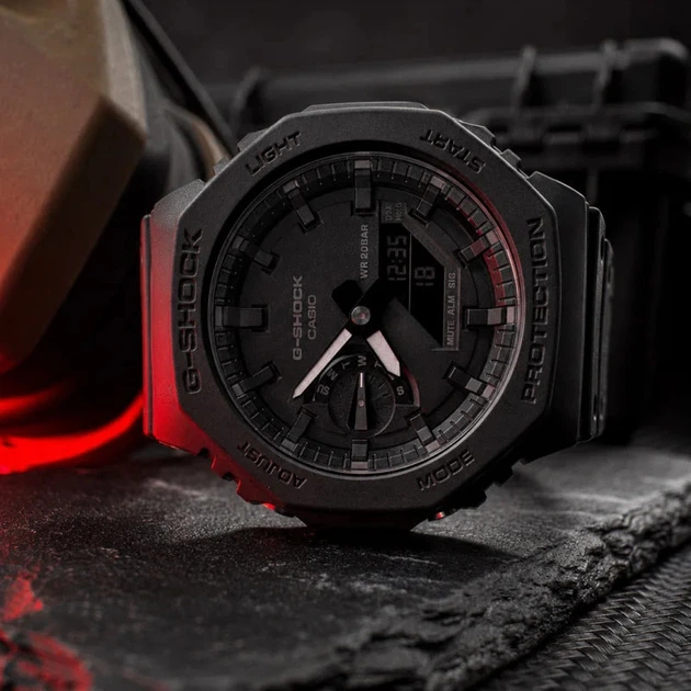 Мужские часы Casio G-Shock GA-2100-1A1 Черные - изображение 3