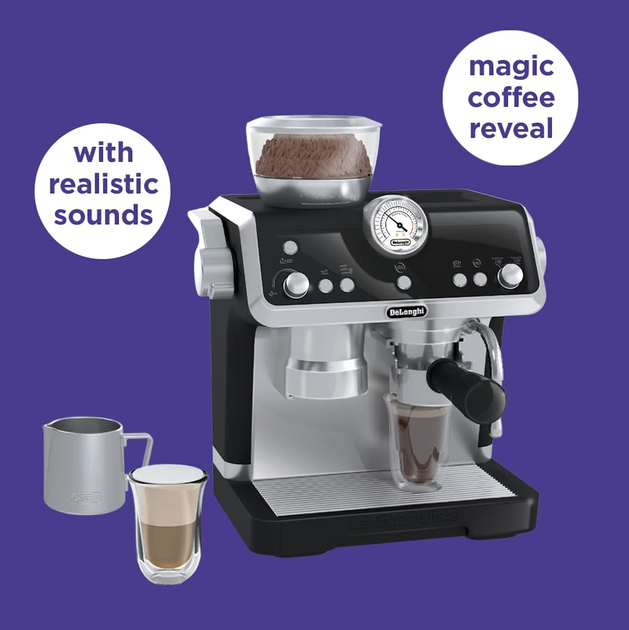 Игрушечная кофеварка Casdon De'Longhi 77052 Эспрессо-машинка для детей Delonghi - изображение 4