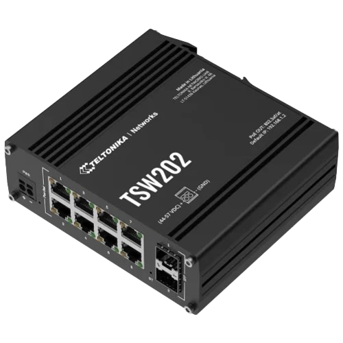 Коммутатор Teltonika TSW202 управляемый настольный 8 портов 240 Вт PoE+ - изображение 3