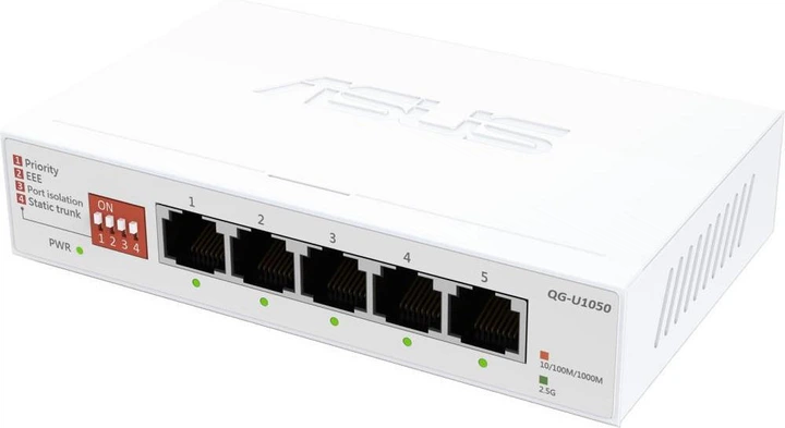 Коммутатор неуправляемый ASUS QG-U1050 (90IG09Z0-MO3B00) - Фото 1 Коммутатор неуправляемый ASUS QG-U1050 (90IG09Z0-MO3B00) - изображение 1