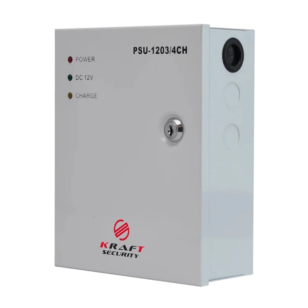 Источник бесперебойного питания Kraft PSU-1203/4CH, DC 12В 3А - Фото 1 Источник бесперебойного питания Kraft PSU-1203/4CH, DC 12В 3А - изображение 1