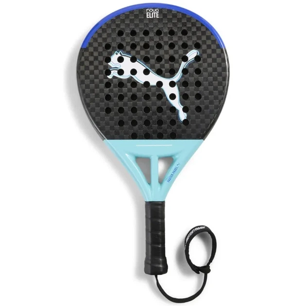 Ракетка для падела Puma Nova Elite Control, черно-бирюзовая. - Фото 1 Ракетка для падела Puma Nova Elite Control, черно-бирюзовая. - изображение 1