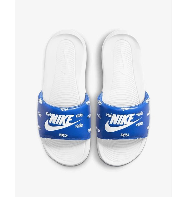 Тапочки мужские Nike Victori One Slide Print Blue/White 46 CN9678-400 - Фото 4 Тапочки мужские Nike Victori One Slide Print Blue/White 46 CN9678-400 - изображение 4