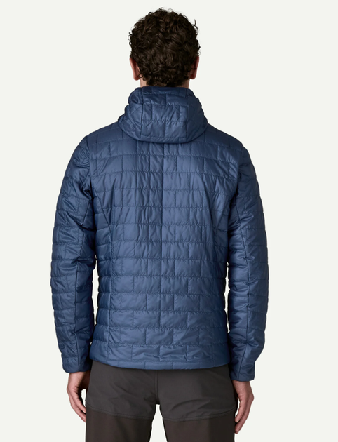 Чоловіча куртка Patagonia Nano Puff Hoody, розмір S, колір Classic Navy - зображення 3