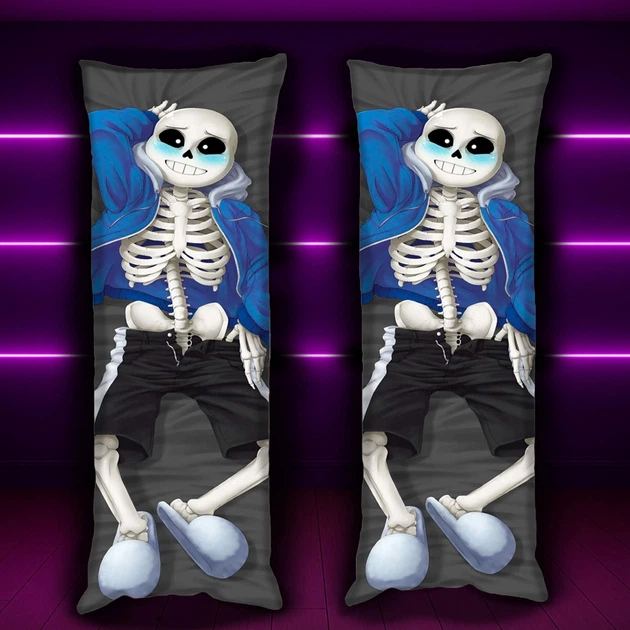 Дакимакура 150х50 см Undertale Sans Санс Андертейл Подушка с двухсторонней наволочкой - Фото 1 Дакимакура 150х50 см Undertale Sans Санс Андертейл Подушка с двухсторонней наволочкой - изображение 1