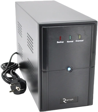 ДБЖ Ritar E-RTM600 ELF-L 360 Вт (E-RTM600L) - зображення 2