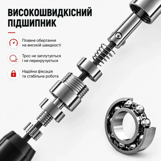 Скакалка MuvNext Ultra Speed Pro 360 с алюминиевыми ручками и стальным тросом - изображение 4