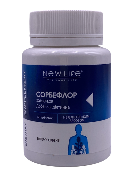 Сорбефлор сорбент New Life 60 таблеток