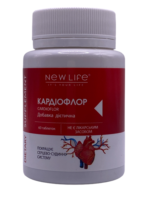 Натуральна добавка New Life Кардіофлор ​​при аритмії