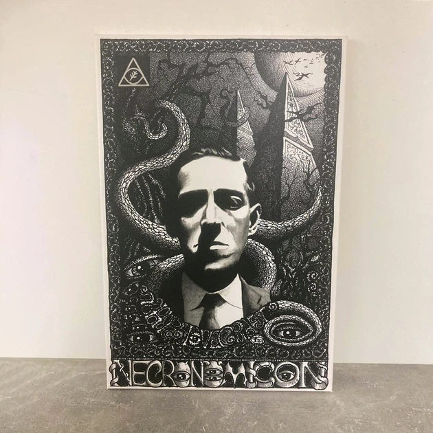 Інтер'єрна картина Говард Лавкрафт, Lovecraft, жахи, 60×40 см (id0813) - зображення 3