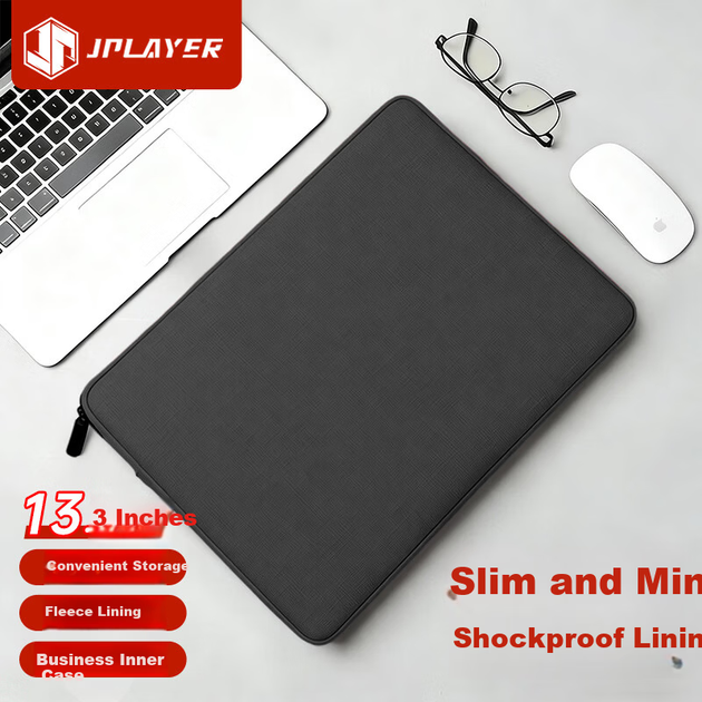 Чохол для ноутбука JPLAYER із захисним чохлом для Lenovo Xiaoxin Xiaomi Huawei MateBook 13 Apple MacBook 13.3 дюймів, чорний - зображення 4