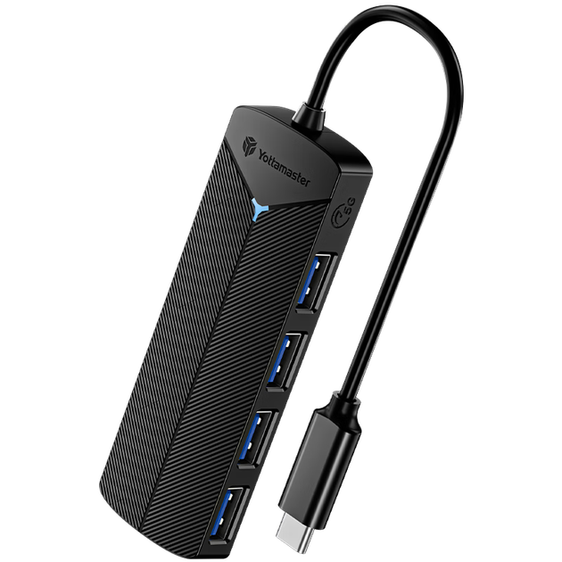 Адаптер-удлинитель Yottamaster USB-C 3.0 с 4 портами для ноутбука, iPad, планшета и настольного компьютера. - Фото 4 Адаптер-удлинитель Yottamaster USB-C 3.0 с 4 портами для ноутбука, iPad, планшета и настольного компьютера. - изображение 4