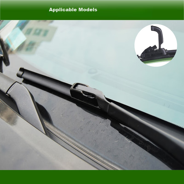 Щітка склоочисника Kaer Boneless, тиха та зносостійка гума, для JEEP Compass/Beiqi F40/BJ40/BJ80 - зображення 6
