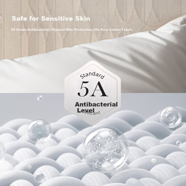Подушка для глубокого сна Hilton Hotel Pillow, шейный отдел, класс А, 60 нитей хлопка, антибактериальное волокно, моющаяся, низкая подушка. - Фото 6 Подушка для глубокого сна Hilton Hotel Pillow, шейный отдел, класс А, 60 нитей хлопка, антибактериальное волокно, моющаяся, низкая подушка. - изображение 6