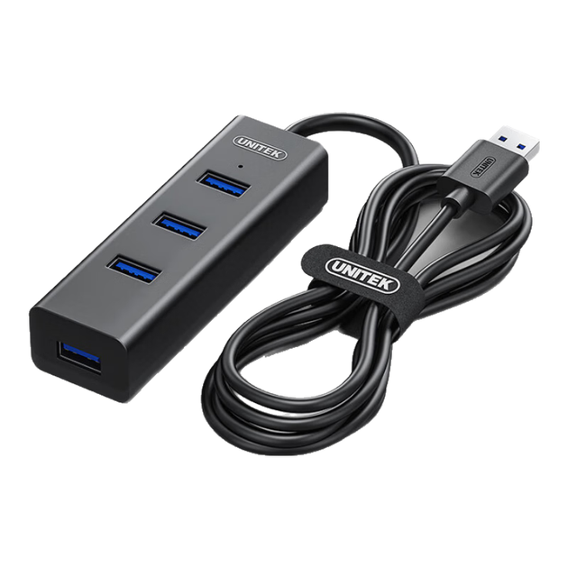 Док-станция расширения UNITEK USB Hub Expansion Dock 3.0 High-Speed 4-Port Hub с разъемом питания для ноутбуков и настольных компьютеров, клавиатуры, мыши и USB-накопителей Y-3089GBK - Фото 4 Док-станция расширения UNITEK USB Hub Expansion Dock 3.0 High-Speed 4-Port Hub с разъемом питания для ноутбуков и настольных компьютеров, клавиатуры, мыши и USB-накопителей Y-3089GBK - изображение 4