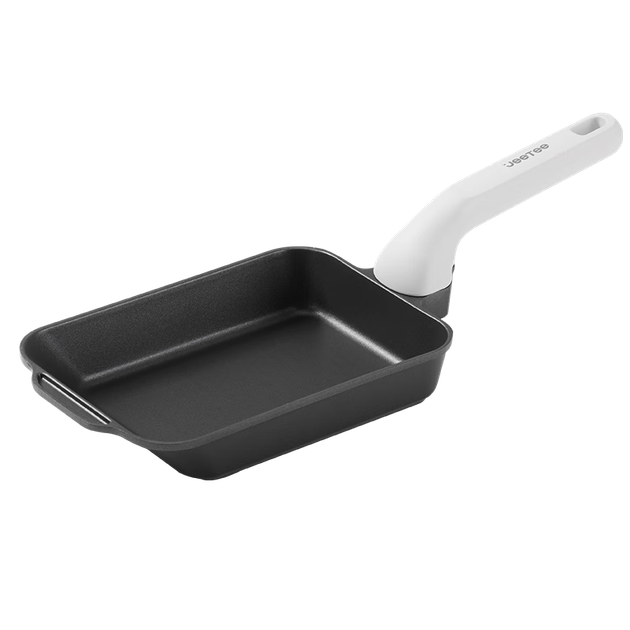 Антипригарная сковорода Jeetee Titanium Tamagoyaki для приготовления омлета, яиц и стейка, подходит для завтрака и совместима с газовыми и электрическими плитами. - Фото 4 Антипригарная сковорода Jeetee Titanium Tamagoyaki для приготовления омлета, яиц и стейка, подходит для завтрака и совместима с газовыми и электрическими плитами. - изображение 4