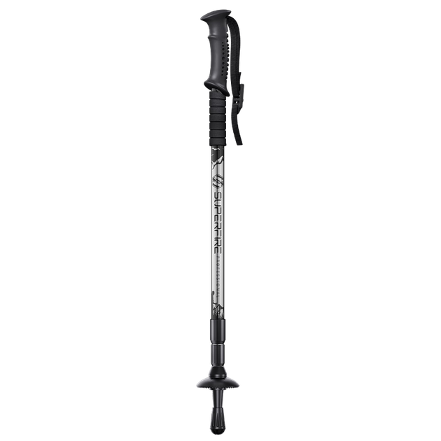 Трость для пеших прогулок SupFire Outdoor из алюминиевого сплава, телескопическая, самооборона, легкая, с амортизацией, подходит для детей и пожилых людей. - изображение 4