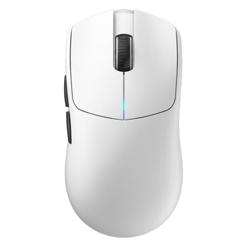 MACHENIKE L9X1 Усовершенствованная легкая беспроводная мышь для игр, киберспорта, офиса, проводная/2.4G/Bluetooth, трехрежимная, PAW3311, частота опроса 1K, вес 53 г, без отверстий, легкая, белая. - изображение 4